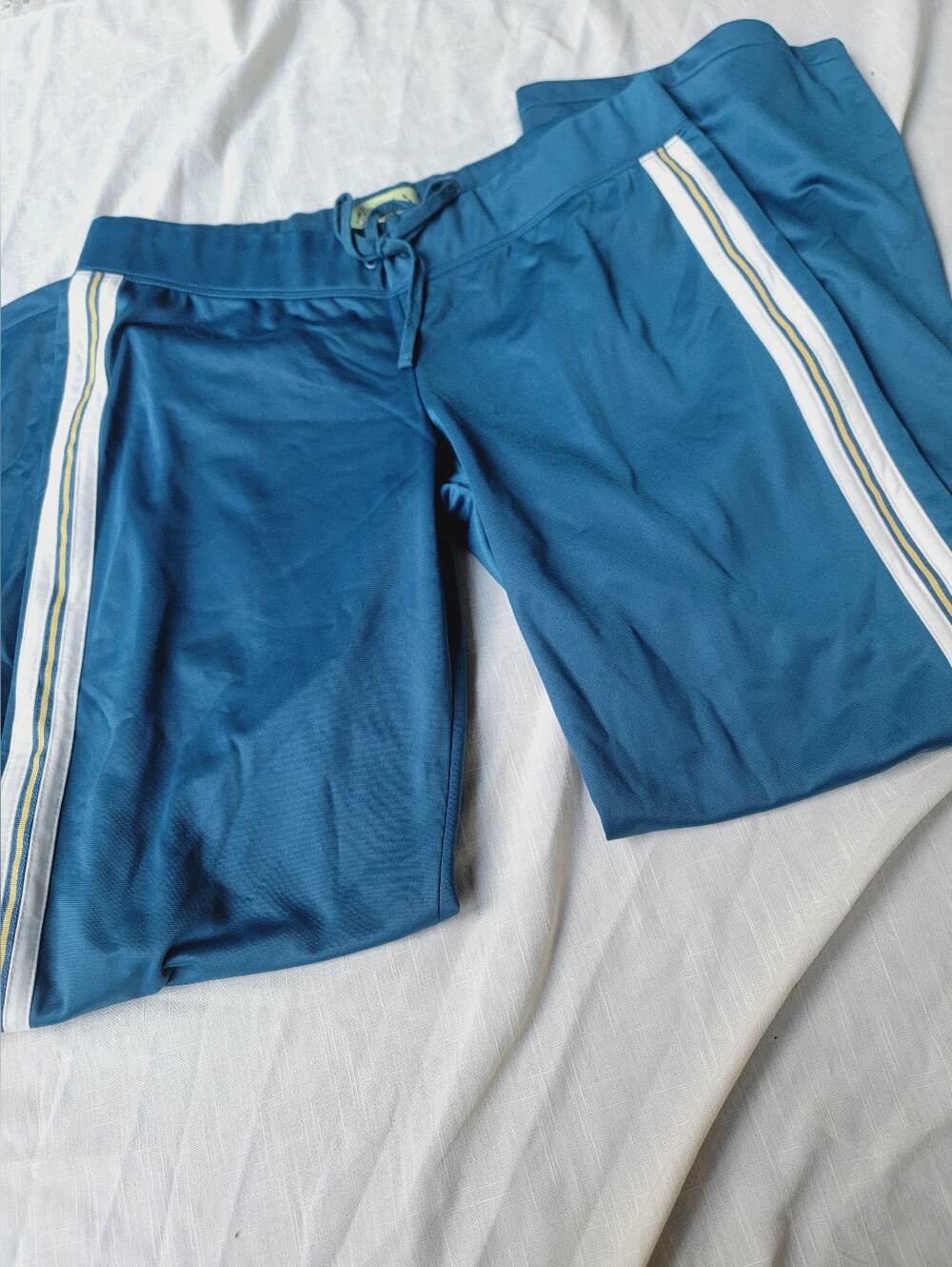 Vtg Y2k 2010s Juicy Couture Side Striped Panel Track Pants Not Velour/velvet
